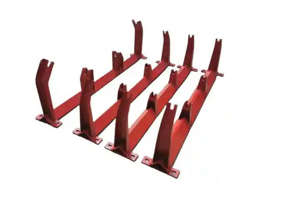 Good price Carbon Steel Conveyor Roller Bracket Frame Idler Support Structure For Belt Systems online