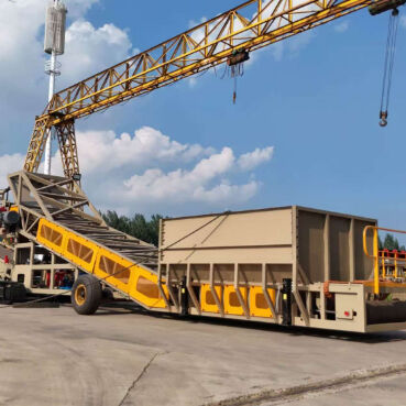 Bom preço. Carregador de navios Transportador de correia telescópica para mineração de carvão e manuseio de material a granel em linha