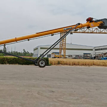 Un buen precio. Transportador de cargador de buques de estilo tubería transportador de material a granel montado en la pista para puertos en línea