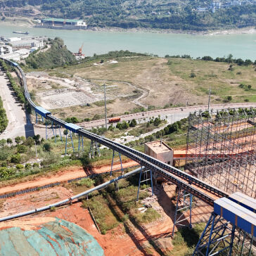 Good price Pipe Belt Conveyor Enclosed Dust-Free Bulk Material Handling for Mining & Cement online