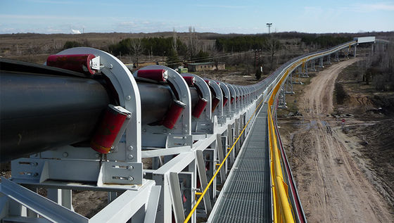 良い価格 Dust-Free Pipe Belt Conveyor – Clean, Efficient Bulk Material Transport オンライン