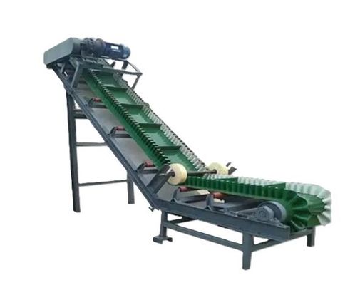 Bom preço. Cinturão transportador industrial de alto ângulo em linha