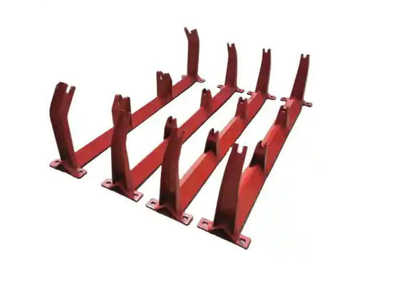 Carbon Steel Conveyor Roller Bracket Frame Idler Support Structure For Belt Systems