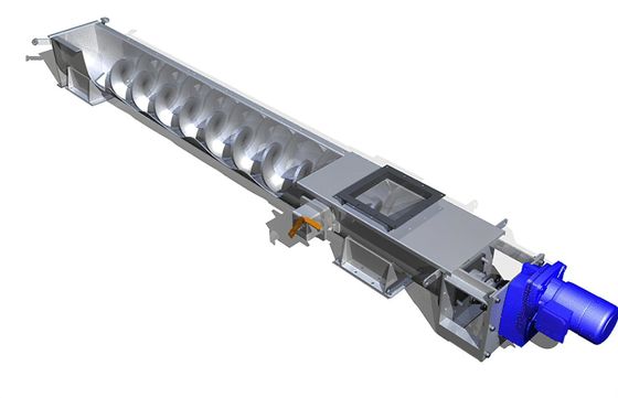 Clog Free Spiral Feeder Troughless Screw XLS Type Flexible Spiral Conveyor