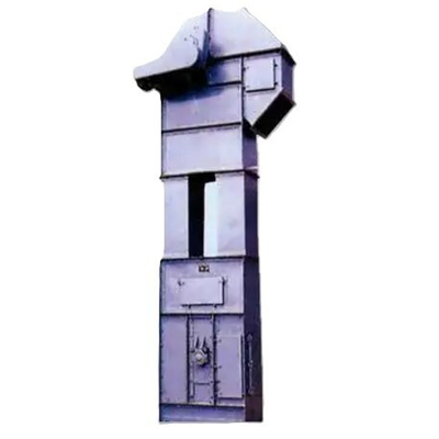 Harga yang bagus Heavy Duty Industrial Bucket Chain Conveyor Hoisting System PLC Control Conveyor Lift daring
