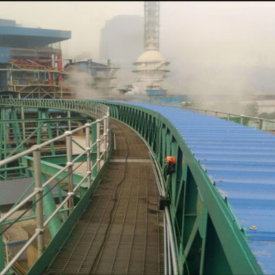 Φ200mm Pipe Belt Conveyor | 50 t/h Enclosed Coal Transport System
