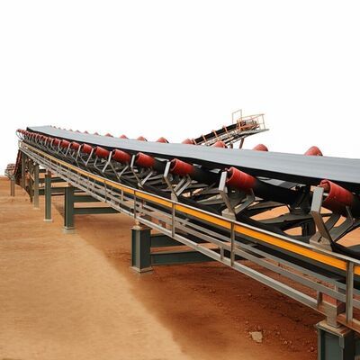 คุณภาพ Fixed Or Mobile Mining Belt Conveyor 100 M Length Robust Belt Conveyor Suitable for Mining Industry Material Handling โรงงาน